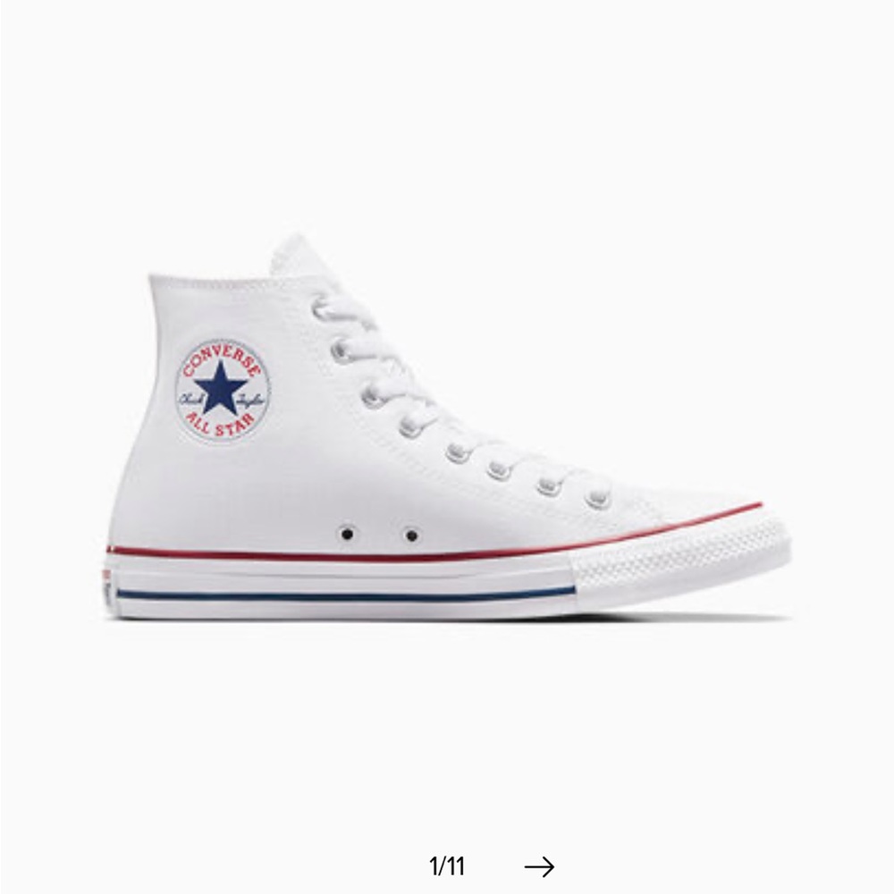High Top White Converse